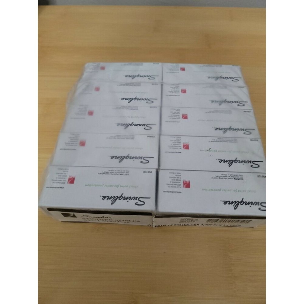 Swingline® Standard Staples, 1/4" Length, 210/Per Strip,5,000/Box 20 boxes 35108